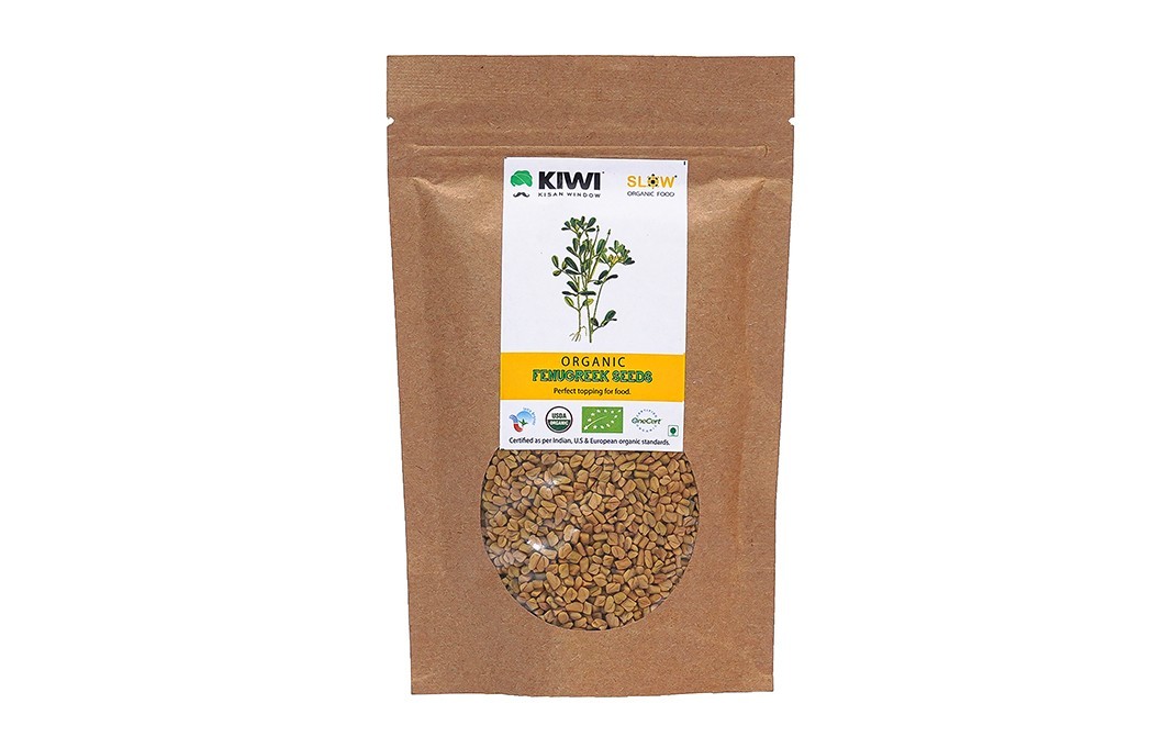 Kiwi Kisan Window Organic Fenugreek Seeds    Pack  150 grams